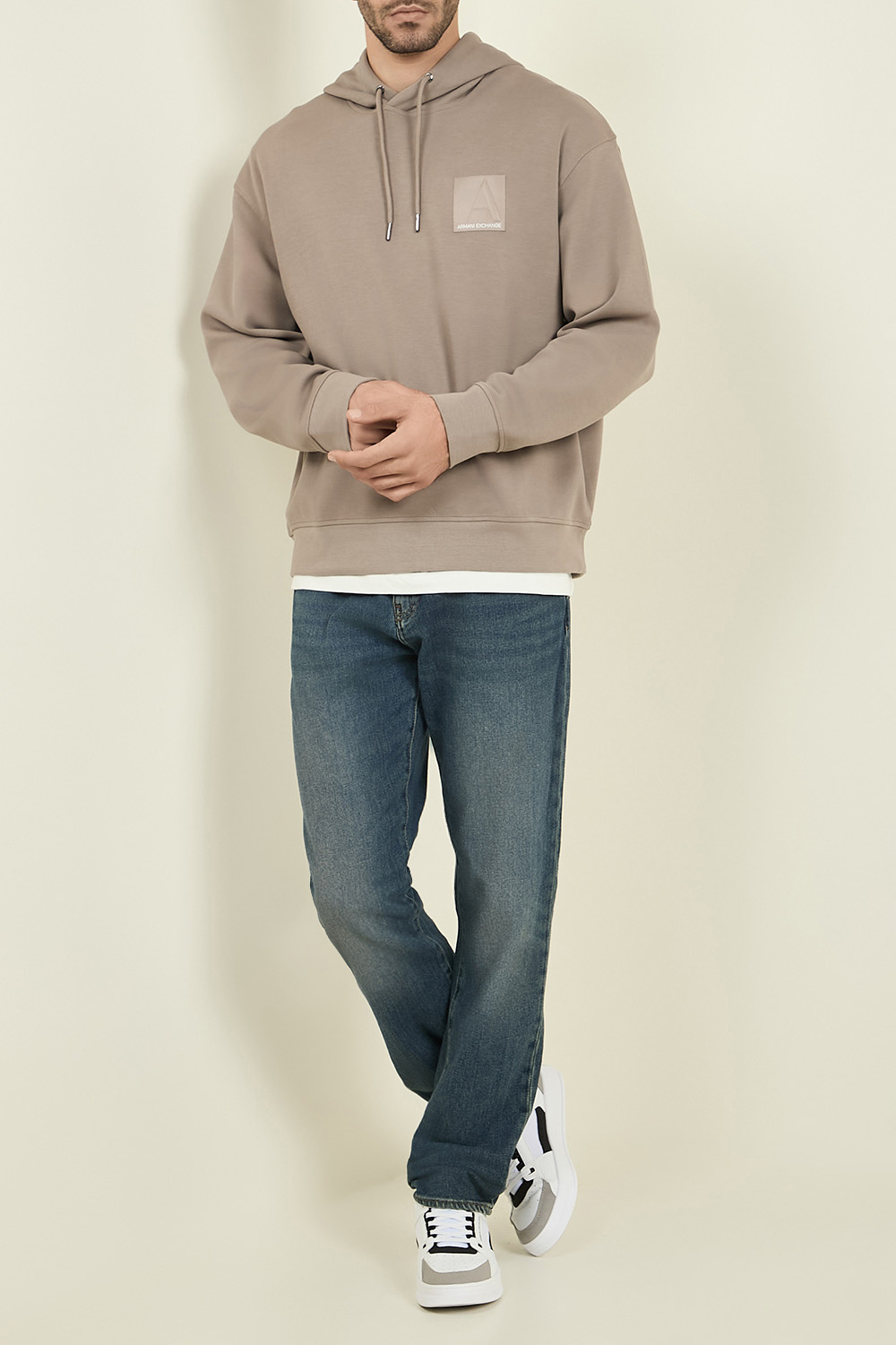 סווטשירט קפוצ'ון ARMANI EXCHANGE